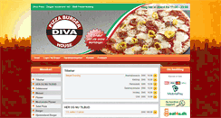 Desktop Screenshot of divapizza.dk